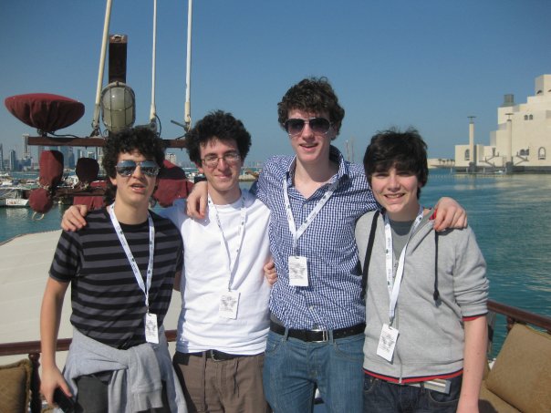 from left: Edward, Hasan, Matt, and Greg
